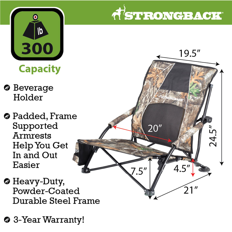 STRONGBACK Low G Recliner Beach Chair - Lime Green/Grey Mesh - Experie –  Strongbackchair