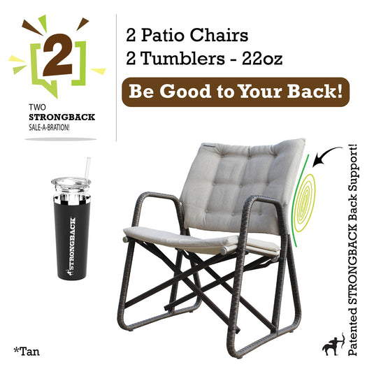 The Most Comfortable Outdoor Chairs by STRONGBACK – Strongbackchair